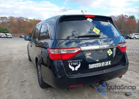 2012 Honda Odyssey Ex-L z USA, uszkodzony, nr VIN 5FNRL5H69CB038434